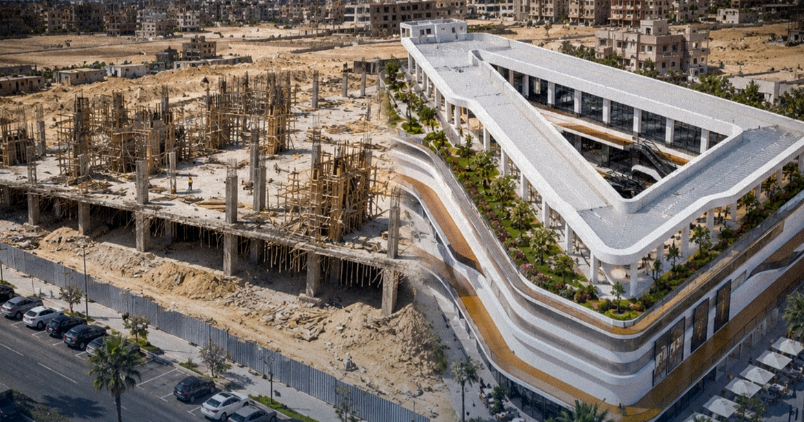 «الرحاب للتطوير» تكثف الأعمال الإنشائية بـ «مارسيليا مول» في السادات لاستكمال الهيكل الخرساني خلال عام